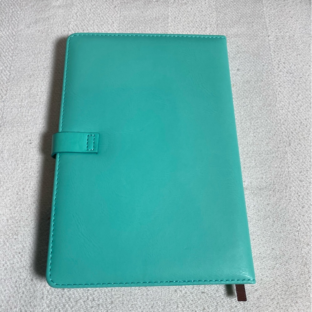Tiffany & Co. Teal Journal with Gold Clasp - Picture 5 of 5